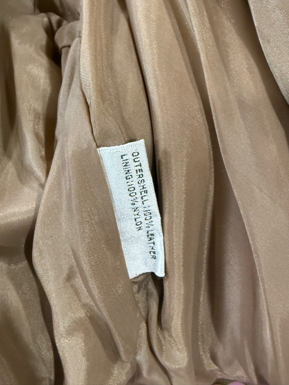 Vintage G-111 80’s Fringed  Cropped Jacket in Tan leather - Picture 5 of 6
